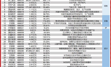 半導體企業Q1大考！誰是科創板領頭羊？