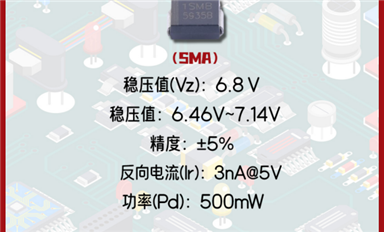 【每日一品】Slkor薩科微6.2V穩定電壓值的穩壓二極管MMSZ5234B，廣泛應用于音響系統等領域